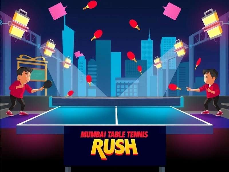 Mumbai Table Tennis Rush Game Cover Art